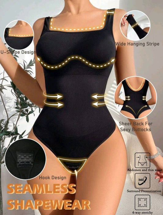 Seamless Body Shaper Bodysuit instant results